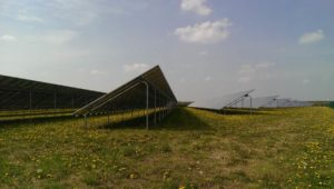 Pannelli fotovoltaici in campo