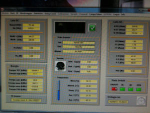 Software di monitoraggio di un inverter modulare da 55KW. 