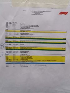 Programma Eventi - Domenica 16 settembre. Il giorno più importante, intenso ma anche stressante quello della gara vera e propria di F1