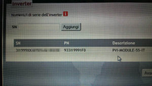 Sito web produttore per fare richiesta di sostituzione in garanzia di un inverter guasto!