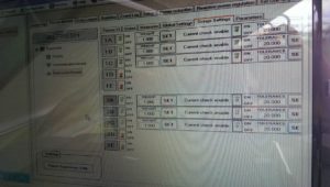 iSoftware di supervisione e aggiornamento inverter TRIO 27.6KW. Nello specifico qua si può vedere la schermata di settaggio dei fusibili.