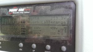 Display di Inverter di stringa Power-One funzionante correttamente