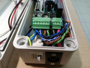 Particolare connessione interne scheda Digiled