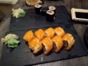 Cena giappo con Sushi e Sashimi!