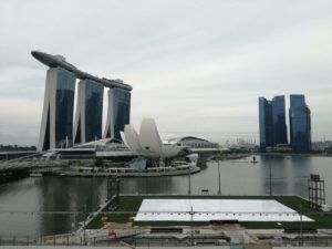 Foto della baia di Singapore