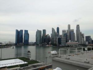 Foto della baia di Singapore