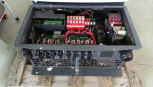Parte ingresso cavi Inverter Fotovoltaico bruciato!