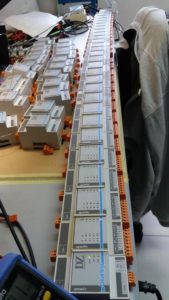Particolare di produzione schede digilux blueline s-power