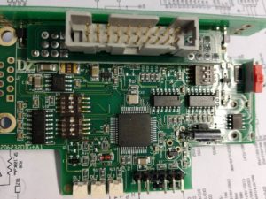 Stampato con integrati di scheda digilux