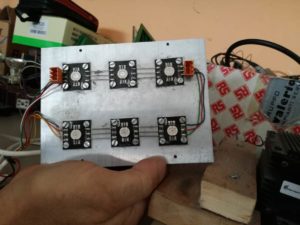 Led su basetta di alluminio per test di schede digilux digiled